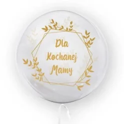 Kula transparentna balon foliowy Bubble 45 cm - DLA KOCHANEJ MAMY
