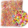 Kulki styropianowe dekoracyjne 4mm mix kolorów 10g