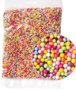 Kulki styropianowe dekoracyjne 4mm mix kolorów 10g