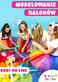 Kurs online: Modelowanie balonów + e-book 15 zabaw z balonami