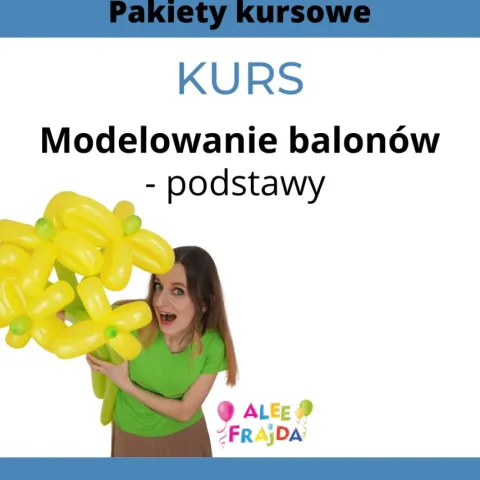 Kurs online: Modelowanie balonów + e-book 15 zabaw z balonami
