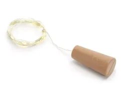 Lampki LED z korkiem do butelki 197 cm ciepły biały