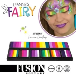 Leanne's Fairy Collection - Petal Palette Paleta Farby do twarzy i ciała FUSION