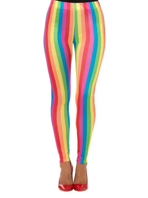 Legginsy spodnie Tęczowe Klauninka