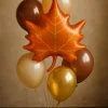 Liść klonu jesienny balon foliowy 58x71 cm