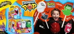 Lizak Monster Halloween smak : Tutii-Frutti