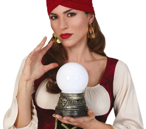 Magiczna Kula dla Wróżki karnawał Andrzejki świecąca