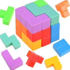 Magiczna kostka kolorowa Tetris