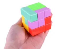 Magiczna kostka kolorowa Tetris