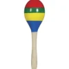 Marakas drewniany kolorowy 20 cm 1 szt.