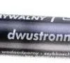 Marker permanentny niezmywalny dwustronny czarny