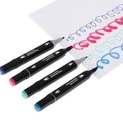 Markery Dwustronne zestaw 48 szt. w Etui