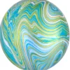 Marmur zielony kula ORBZ balon foliowy 40cm