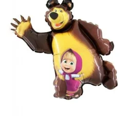 Masha i Niedźwiedź balon foliowy 14''