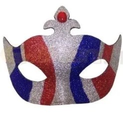 Maska balowa z rubinem