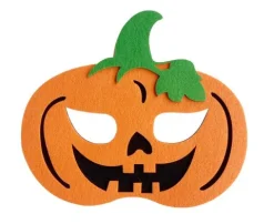 Maska filcowa DYNIA halloween 18 x 17 cm