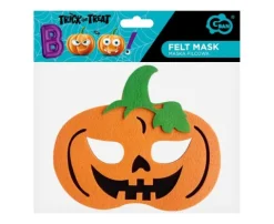 Maska filcowa DYNIA halloween 18 x 17 cm