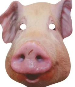 Maska papierowa Świnia
