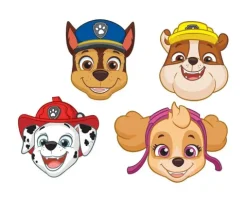 Maska papierowa Psi Patrol zestaw 8 szt