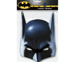 Maski papierowe Batman 8 szt.