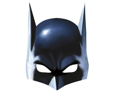 Maski papierowe Batman 8 szt.