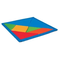 Mata animacyjna materac GIANT PUZZLE tangram 1m