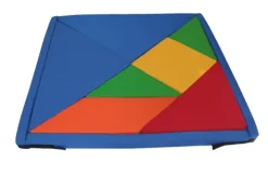 Mata animacyjna materac GIANT PUZZLE tangram 1m