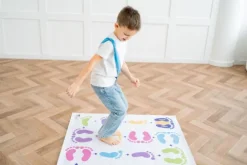 Mata Animacyjna Skaczące Stópki KWADRAT 100x100 cm