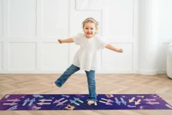 Mata Animacyjna Skaczące Stópki STRZAŁKI UV 50x300 cm