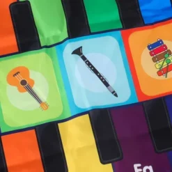 Mata do tańczenia dla dzieci interaktywna muzyczna 8 instrumentów 10 melodii