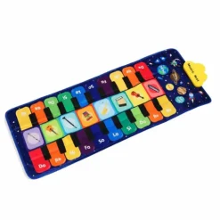 Mata do tańczenia dla dzieci interaktywna muzyczna 8 instrumentów 10 melodii