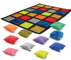 Mata TWISTER Sensoryczna z woreczkami zestaw