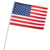 Materiałowa flaga USA na patyku 30 x 45 cm