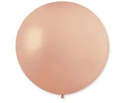 MEGA KULA balon gumowy 0,85 m różowy mglisty