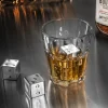 Metalowe kości do drinków