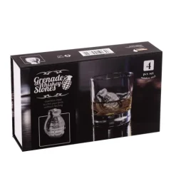 Metalowe granaty do drinków