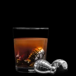 Metalowe granaty do drinków