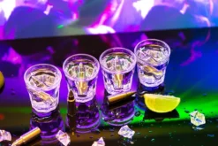 Metalowe naboje do drinków