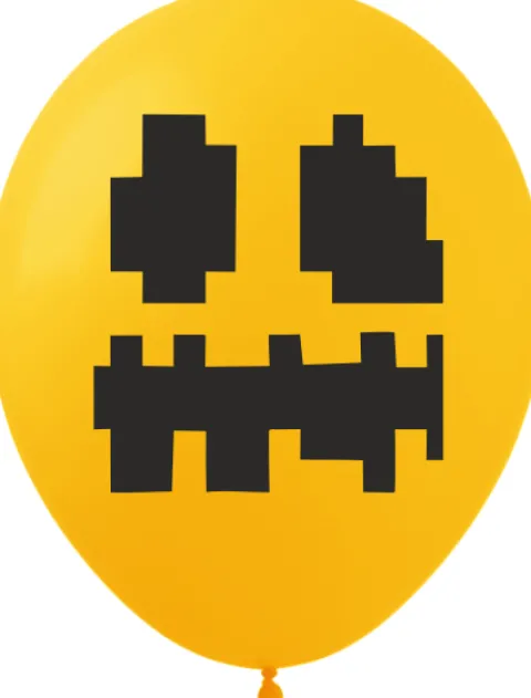 MINECRAFT balony gumowe z nadrukiem 12 szt. mix