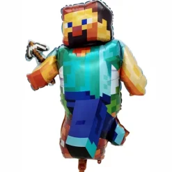 Minecraft Piksele balon foliowy Steve 85 cm