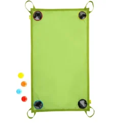 Mini chusta animacyjna Bilard 120 x 70 cm zielona z 4 piłeczkami