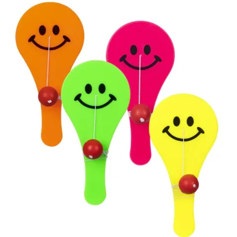Mini Gra zręcznościowa piankowa Paletka Paddle Ball 4 szt.