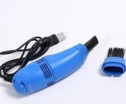 Mini odkurzacz do klawiatury USB - NIEBIESKI