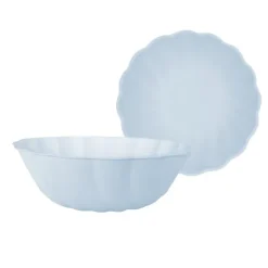 Miseczka miska okrągła Vert Decor 6 szt. niebieska