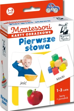 Montessori Pierwsze Słowa KARTY OBRAZKOWE 1-3