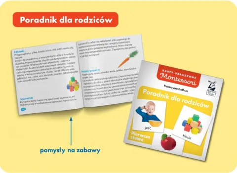 Montessori Pierwsze Słowa KARTY OBRAZKOWE 1-3