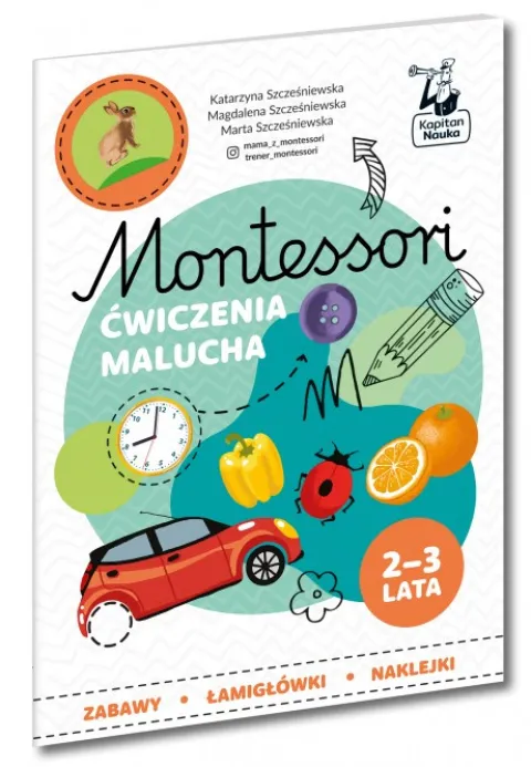 Montessori. Ćwiczenia malucha 2-3 lat