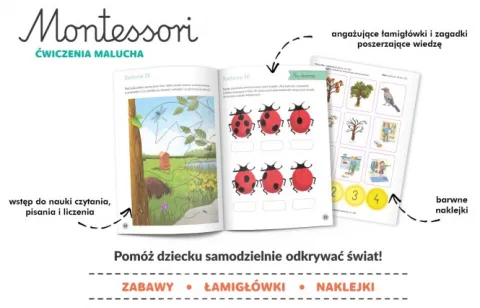 Montessori. Ćwiczenia malucha 2-3 lat
