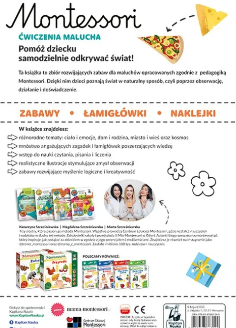 Montessori. Ćwiczenia malucha 2-3 lat