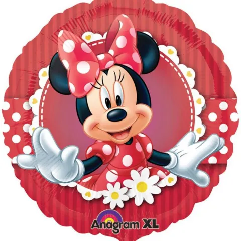 Myszka Minnie okrągły Anagram balon foliowy 18''